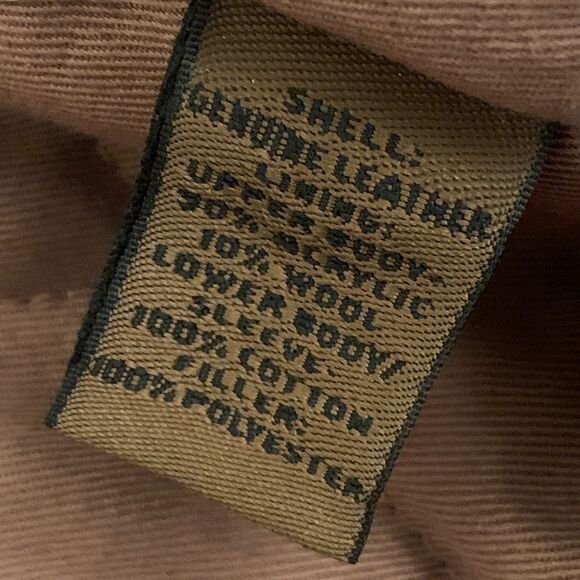 Roundtree & Yorke Outfitters Premium Leather & Wool Lined Jacket Size L - Picture 10 of 12